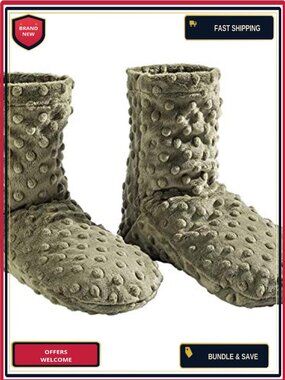 Microwavable Lavender Spa Booties Eucalyptus Herbal Foot Warmer